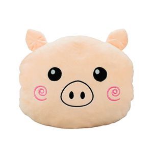 Almofada Apoio Mão Rosto Porco 27x30cm - Pelúcia - Tudo em Caixa