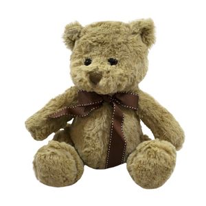 Urso Marrom Laço 25cm - Pelúcia - Tudo em Caixa