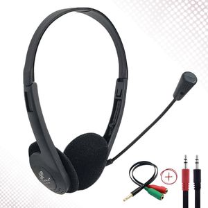 Headset Fone de Ouvido com microfone Telemarketing Call Center P2 Estereo com Adaptador