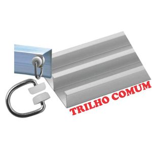 Cortina Tóquio para Trilho Comum Tecido Oxford 2,00m x 1,70m Janela Quarto Sala - Palha