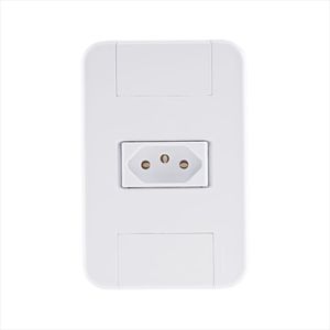 Conjunto 4x2 com 1 Tomada 2P+T 20 A 250 V Tramontina Tablet Branco 120 unidades