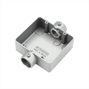 Condulete Tipo Cd 3/4 Duplo Tramontina com Rosca BSP e com Pintura Eletrostática a Pó