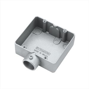 Condulete Tipo Ed 3/4 Duplo Tramontina sem Rosca e com Pintura Eletrostática a Pó