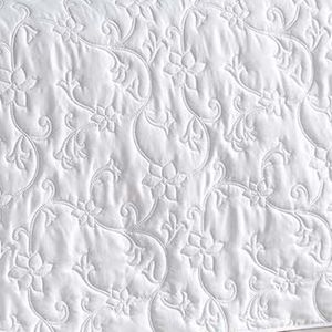 Cobre Leito Colcha Queen Mobili 03 Peças - Branco - 100% Poliéster