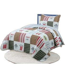 Kit Cobre Leito Colcha Bouti Solteiro Infantil 2 Peças - Ball - 100% Poliéster