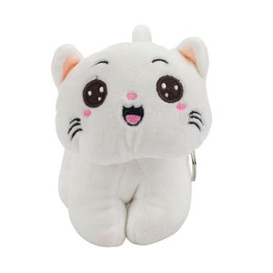 Chaveiro Gato Branco 14cm - Pelúcia - Tudo em Caixa