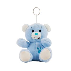 Chaveiro Urso Azul 15cm - Pelúcia - Tudo em Caixa