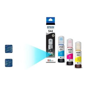 Garrafa De Tinta Refil Para Impressora Original Epson T554 Preto 65ml