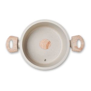 Caçarola de Indução Brinox Sirius Antiaderente Ceramic Life Ø22 cm 2,7 Litros Vanilla