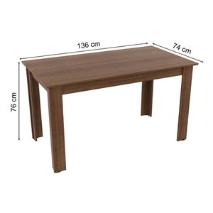 Sala Jantar Rosie Rustic/Lírio Bege Mesa 4 Cadeiras Madesa