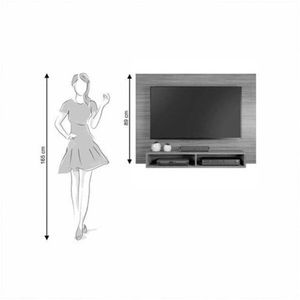 Painel Eros Freijo Para Tv Até 43'' Notável Trend E OffWhite