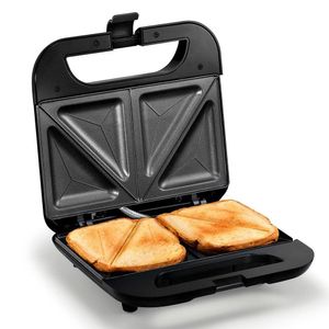 Sanduicheira Lunch Time 800w Com Placas Antiaderentes Elgin Preto 220V