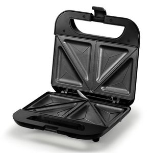 Sanduicheira Lunch Time 800w Com Placas Antiaderentes Elgin Preto 220V