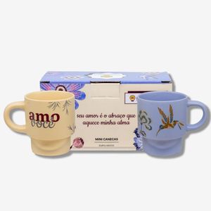 Kit Canecas Empilháveis Bordado De Vó – Zonacriativa