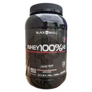 Whey 100% Hd Pote 900g Sabor Chocolate