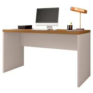 Mesa De Computador para Escritório Studio 1.3 Caemmun - Lamina mel/cacao bp