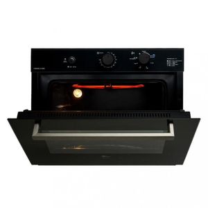 Forno A Gás De Embutir Infinity 50l Com Grill Fischer Preto 110V