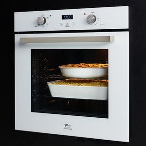 Forno Elétrico De Embutir Infinity 82 Litros Touch Fischer Branco 220V