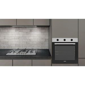 Forno Elétrico De Embutir Tramontina Inox Easy 60 F4 Em Aço Inox 4 Funções 74 L