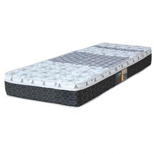 Colchão Solteiro Mola Class Bonnel New Euro 96X203X25Cm Branco/Cinza - Castor