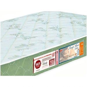 Colchão Solteiro Sleep Max Espuma D33 88X188X18Cm Branco/Verde - Castor