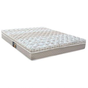Colchão Casal Mola Class Pocket Euro 128X188X25Cm Branco/Bege - Castor