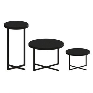 Conjunto Mesas De Centro Volpi Preto