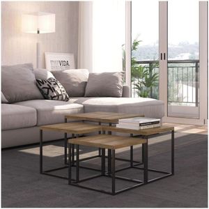 Conjunto Mesas De Centro Cube Vermont