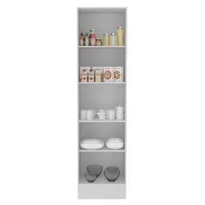 Paneleiro 100% MDF 2 Portas Smart Branco/Rustic Madesa