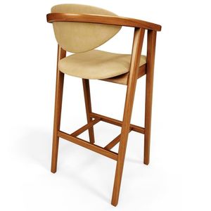 Kit 2 Banquetas Alta Para Cozinha Bancada Bar Sala De Jantar Fixa Cecília L02 Couríssimo Casco Fendi - Lyam Decor