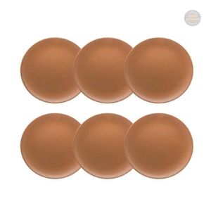 Conjunto De Pratos De Sobremesa 06 Peças Avelã Oxford