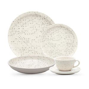 Aparelho De Jantar 30 Peças Flat Chuvisco Oxford