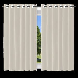 Cortina Blackout Bege Bloqueio Total Da Luz 280x180cm