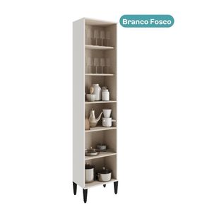 Paneleiro 2 Portas 5 Prateleiras Lótus Carraro Branco