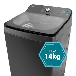 Máquina De Lavar Philco 14kg 12 Programas De Lavagem Titânio PLR14B 220V