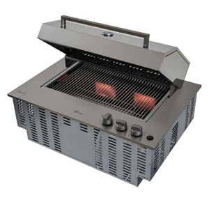 Churrasqueira Cooktop Ranch A Gás Fischer Inox Bivolt