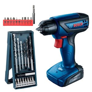 Furadeira e Parafusadeira Bosch com Jogo de Brocas e Bits, GSR 1000 Smart, 12 Volts