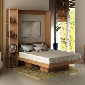 Cama Articulada Casal Colchão 138 X 188 Cm Cr35034 Amendoa