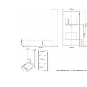 Cama Solteiro Para Colchão 88 X 188 Cm Cr35035 Amendoa