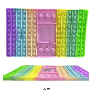 Pop It Gigante Tabuleiro Jogo Dados Popit Anti Stress Grande