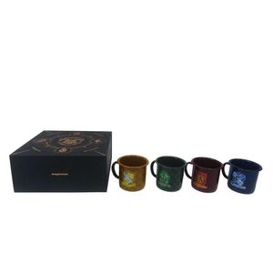Kit Com 4 Canecas Hp Casas Hogwarts