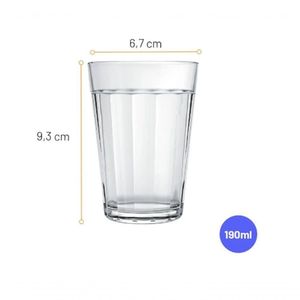 Copo De Vidro Americano Tradicional Nadir Figueiredo 190ml Cerveja Boteco Bar