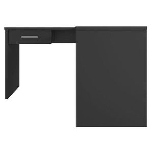 Mesa Para Computador Ambiente Gávea Com Gaveta E Extensora Preto Trama