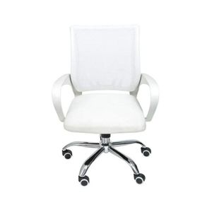 Kit 10 Cadeiras De Escritório Begonia Mesh Ergonômico Branco