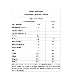 Espresso Whey Sachê 30g Sabor Café