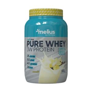 Pure Whey 3w Protein 900g Sabor Baunilha