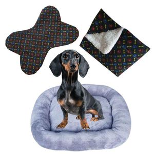 Cama Bigata G Tecido Soft Com Comedouro E Mantinha Kit 3 Peças Cinza