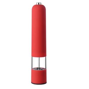 Moedor Eletrico De Sal Grosso Pimenta Temperos Com Iluminacao Vermelho Gourmet Master Luxo Chef Vintage Profissional