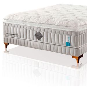 Colchão De Látex Smart Pocket Qgel King 193x203cm