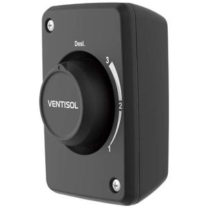 Ventilador Osc Parede Comercial 60cm 3 Pás - Bivolt - Preto